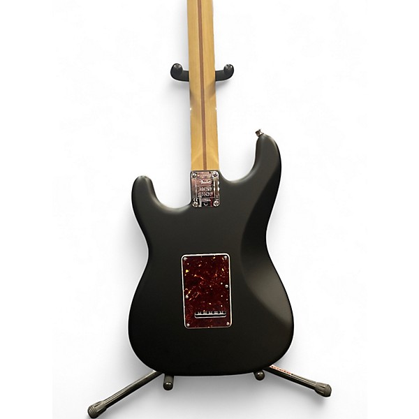 Used Fender Deluxe Mod Stratocaster Black and Red Tortoise Shell Solid Body Electric Guitar