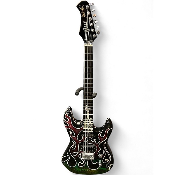 Used Hill USA Trans Black Solid Body Electric Guitar