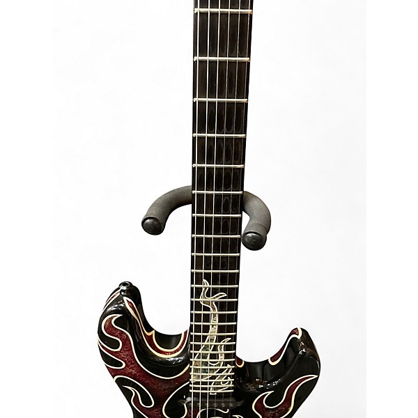 Used Hill USA Trans Black Solid Body Electric Guitar