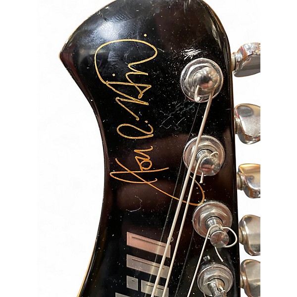 Used Hill USA Trans Black Solid Body Electric Guitar