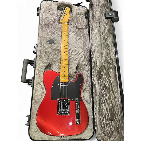 Used 2025 Fender American Ultra II Telecaster Sinister Red Solid Body Electric Guitar
