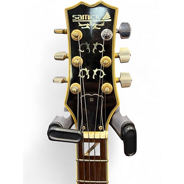 Used Samick HF650 2 Color Sunburst Hollow Body Electric Guitar
