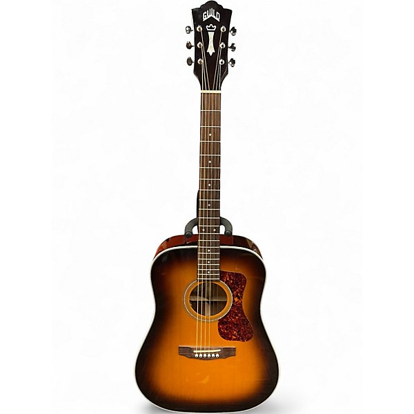 Used Guild D-140 Sunburst Acoustic Electric Guitar