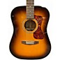 Used Guild D-140 Sunburst Acoustic Electric Guitar