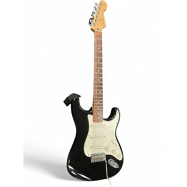 Used Fender Player Stratocaster Black Solid Body Electric Guitar