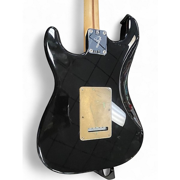 Used Fender Player Stratocaster Black Solid Body Electric Guitar