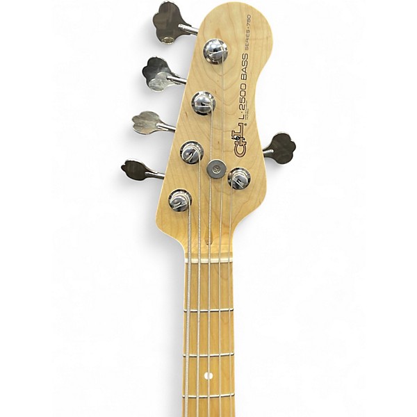 Used G&L USA L2500 5 String Blue Burst Electric Bass Guitar