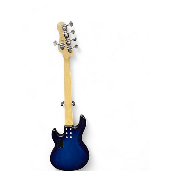 Used G&L USA L2500 5 String Blue Burst Electric Bass Guitar