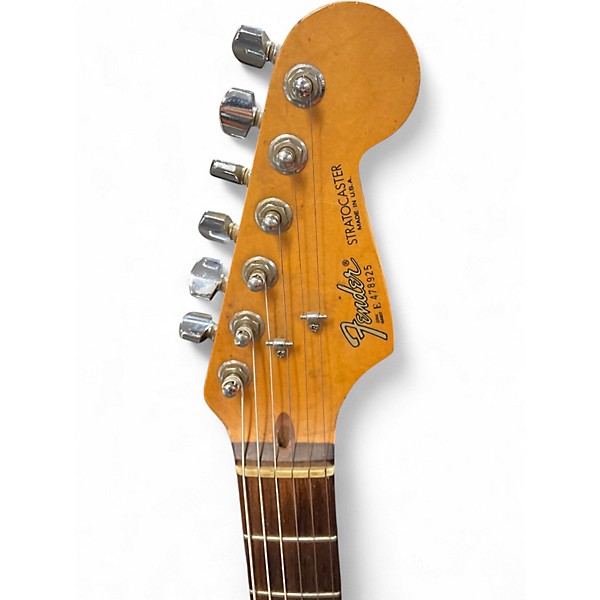 Vintage 1988 Fender American Standard Stratocaster 2 Color Sunburst Solid Body Electric Guitar