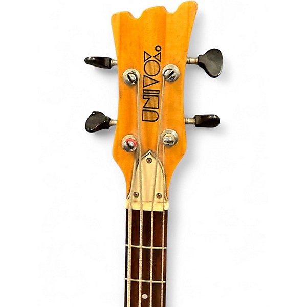 Vintage 1973 Univox Hi-Flyer Bass 1970s Tobacco Sunburst Electric Bass Guitar