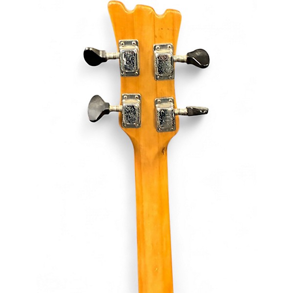 Vintage 1973 Univox Hi-Flyer Bass 1970s Tobacco Sunburst Electric Bass Guitar