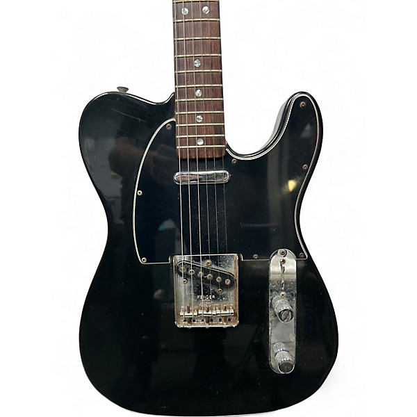 Vintage 1978 Fender TELECASTER BLACK Solid Body Electric Guitar