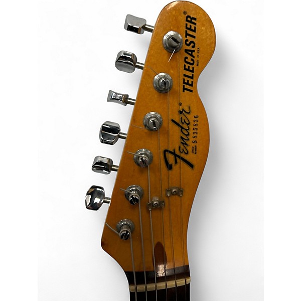 Vintage 1978 Fender TELECASTER BLACK Solid Body Electric Guitar