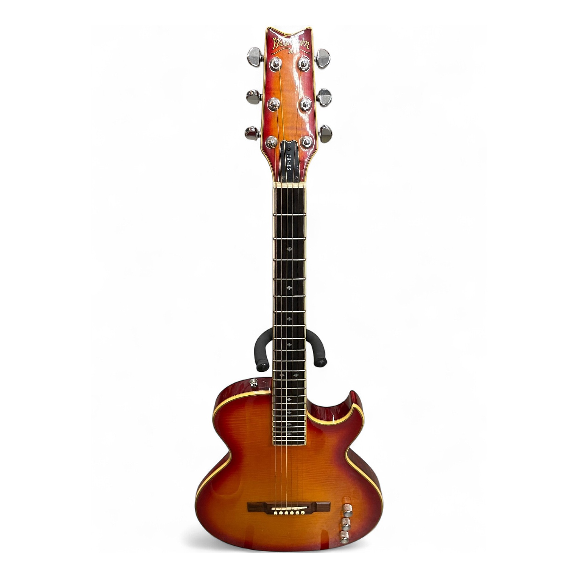 Used Washburn SBF-80 2 Color Sunburst Solid Body Electric Guitar 2