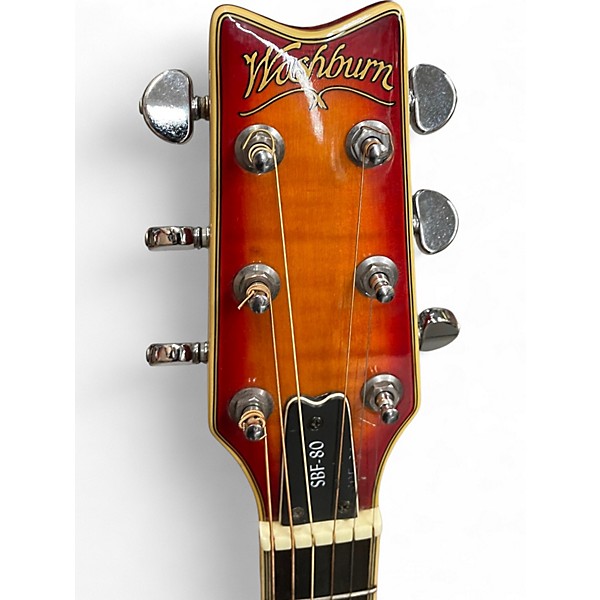 Used Washburn SBF-80 2 Color Sunburst Solid Body Electric Guitar