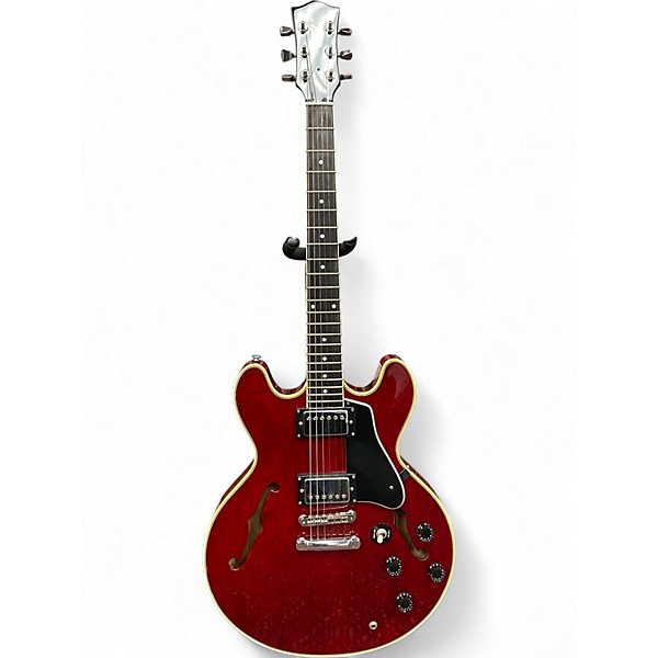 Used Gtx GR35-2 Red Hollow Body Electric Guitar