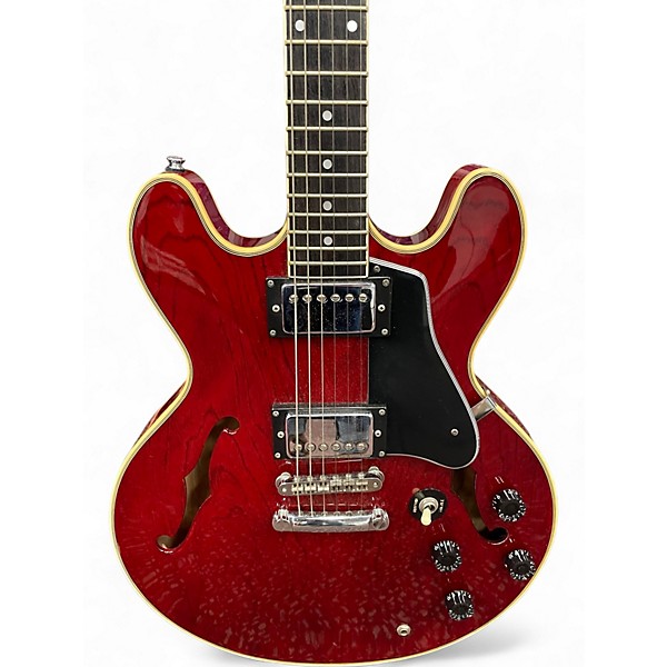 Used Gtx GR35-2 Red Hollow Body Electric Guitar