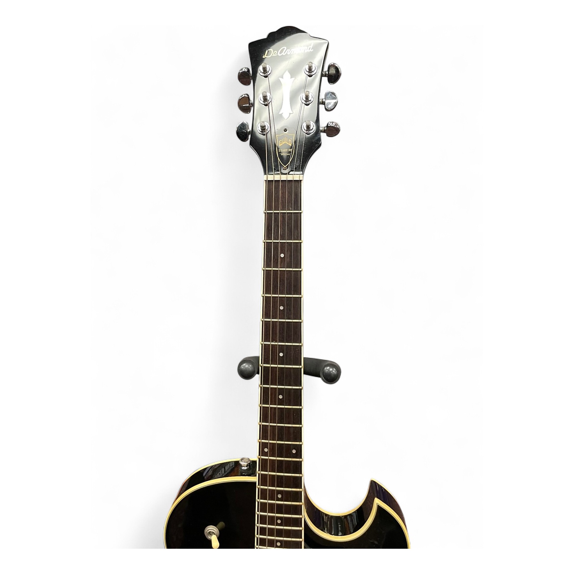 ギター Dearmond Starfire Special(by Guild)black Used DeArmond STARFIRE SPECIAL Black Acoustic Electric Guitar