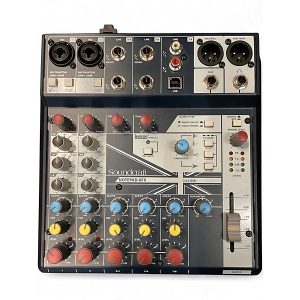 Used Soundcraft Notepad-8FX Unpowered Mixer