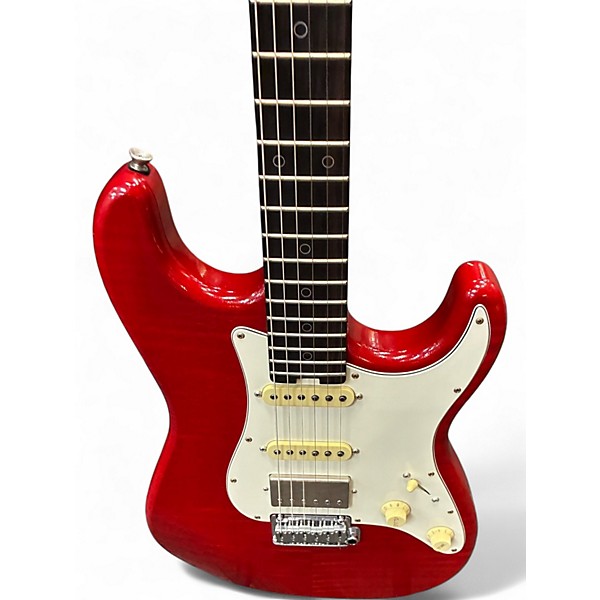 Used Schecter Guitar Research CUSTOM SHOP NICK JOHNSON ATOMIC FIRE Solid Body Electric Guitar