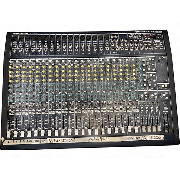 Used Behringer Eurodesk MX2442A Powered Mixer