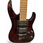 Used Mitchell MM100 Mini Wine Red Solid Body Electric Guitar