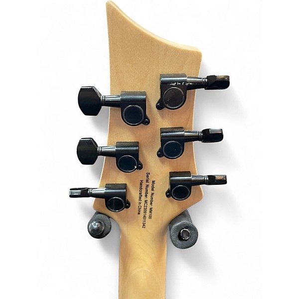 Used Mitchell MM100 Mini Wine Red Solid Body Electric Guitar