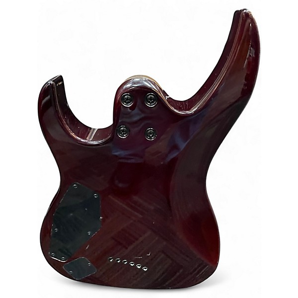 Used Mitchell MM100 Mini Wine Red Solid Body Electric Guitar