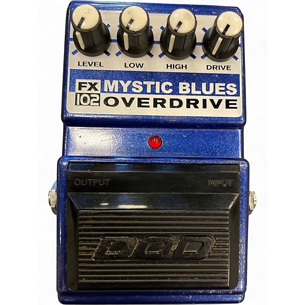 Used DOD Mystic Blues Overdrive FX102 Effect Pedal