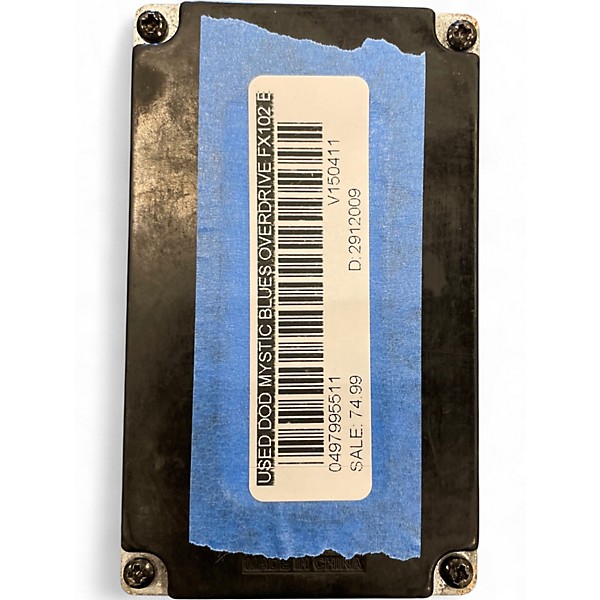 Used DOD Mystic Blues Overdrive FX102 Effect Pedal