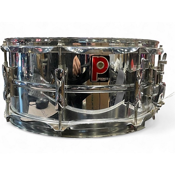 Used Premier 14X6.5 CHROME SNARE Chrome Drum