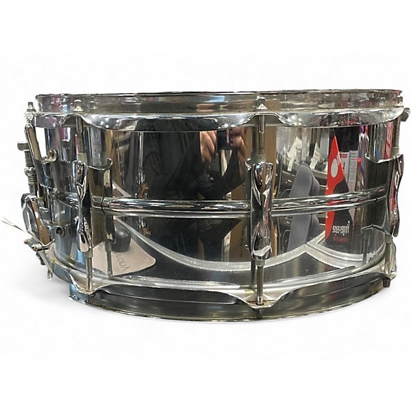Used Premier 14X6.5 CHROME SNARE Chrome Drum