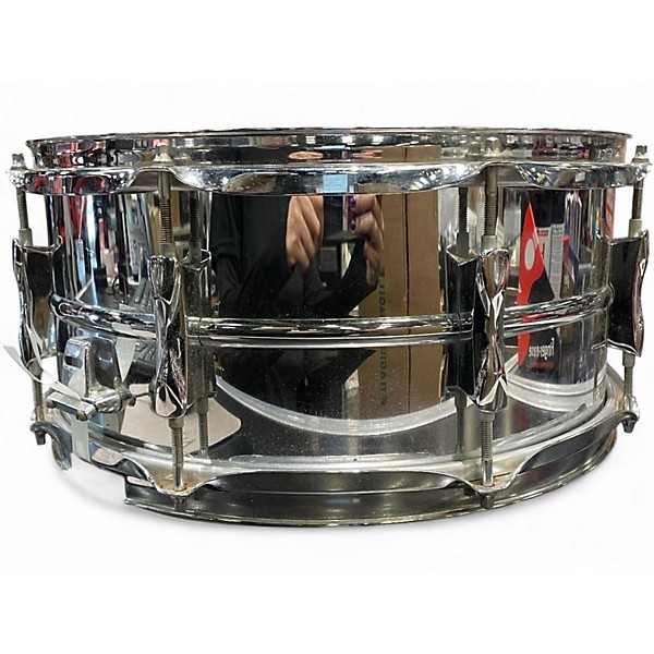 Used Premier 14X6.5 CHROME SNARE Chrome Drum