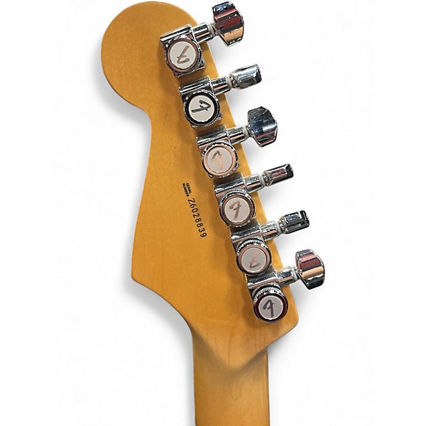 Used Fender American Deluxe Stratocaster 3 Color Sunburst Solid Body Electric Guitar