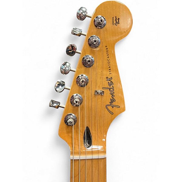 Used Fender Player Stratocaster HSS Black Solid Body Electric Guitar