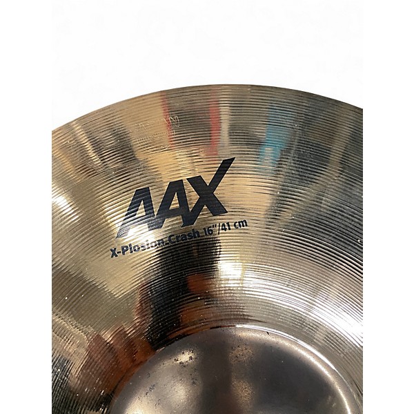 Used SABIAN 16in AAX X-PLOSION CRASH Cymbal