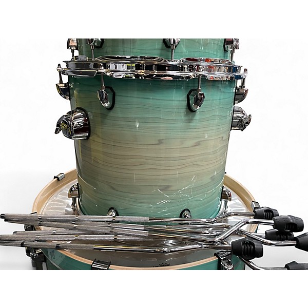 Used Mapex 6 Piece Armory studioease ultramarine Drum Kit