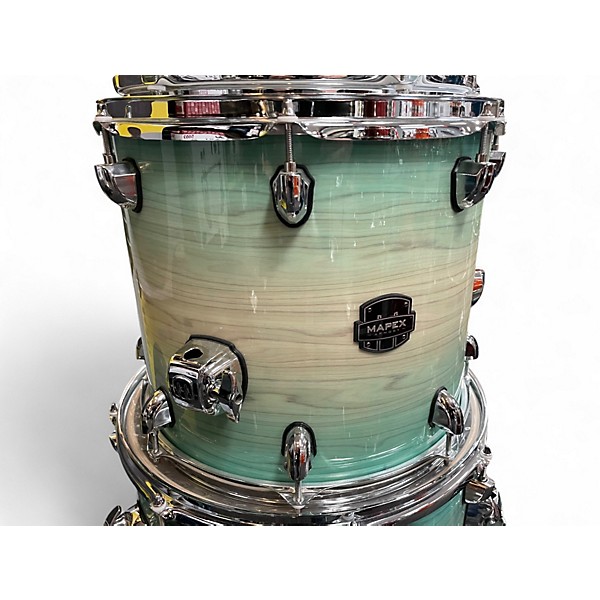 Used Mapex 6 Piece Armory studioease ultramarine Drum Kit