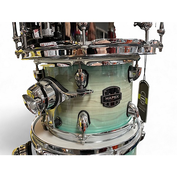 Used Mapex 6 Piece Armory studioease ultramarine Drum Kit