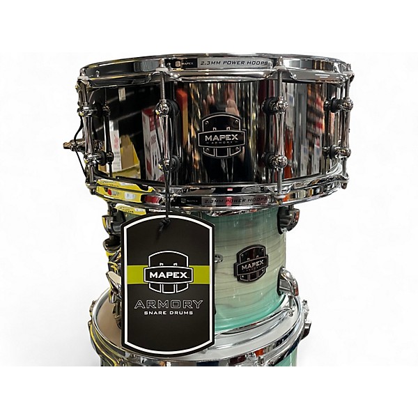 Used Mapex 6 Piece Armory studioease ultramarine Drum Kit