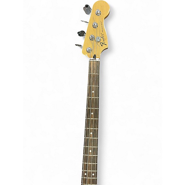 Used Fender FSR STANDARD PRECISION BASS Silver Electric Bass Guitar