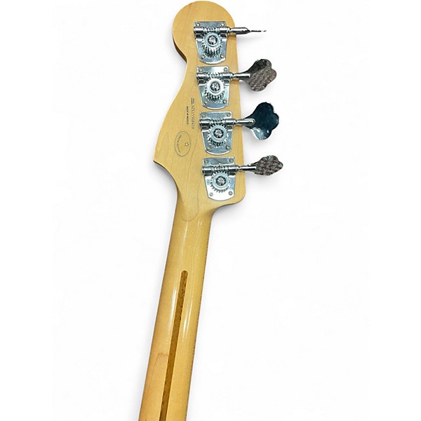 Used Fender FSR STANDARD PRECISION BASS Silver Electric Bass Guitar