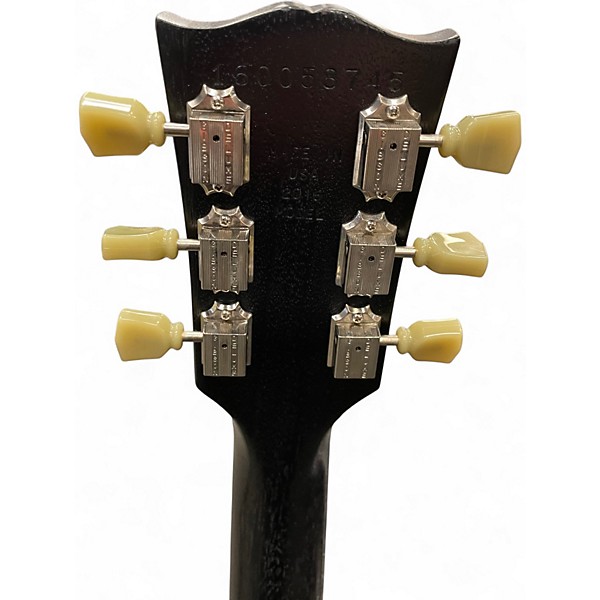 Used 2016 Gibson Les Paul Studio Satin Black Solid Body Electric Guitar