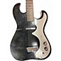 Vintage 1960s Silvertone 1448 Guitar Black Sparkle Solid Body Electric Guitar