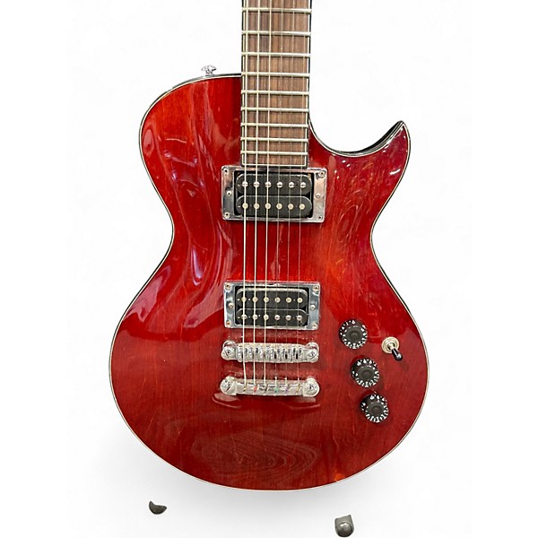 Used Ibanez ART100 Art Series Trans Red Solid Body Electric Guitar