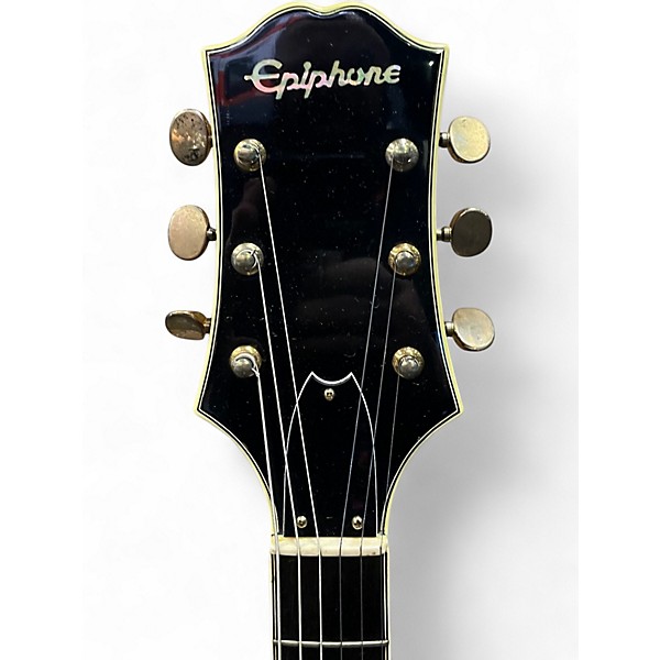 Vintage 1970s Epiphone EA255 Natural Hollow Body Electric Guitar