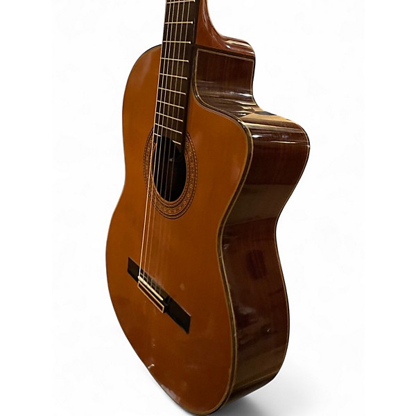 Used Takamine cp132sc Natural Classical Acoustic Electric Guitar