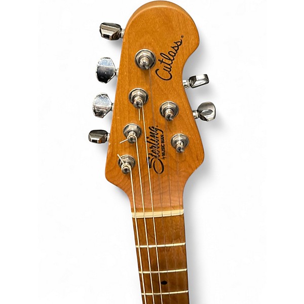 Used Sterling by Music Man CUTLASS CT50 Metallic Blue Solid Body Electric Guitar