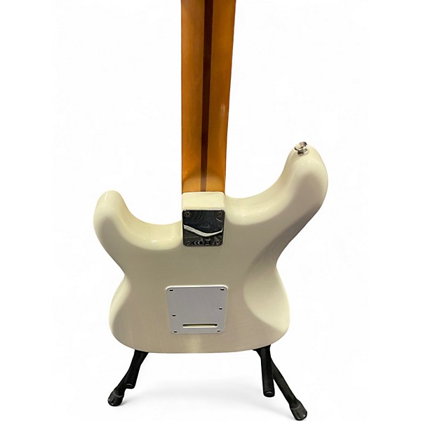 Used Fender Deluxe Lone Star Stratocaster Arctic White Solid Body Electric Guitar