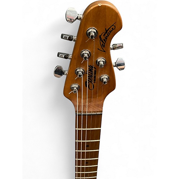 Used Sterling by Music Man VALENTINE Metallic Blue Solid Body Electric Guitar